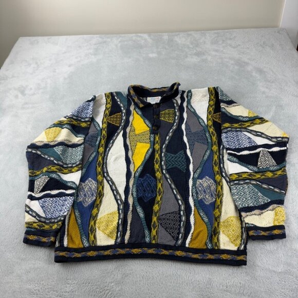 Coogi Australia Vintage Knit Sweater Men’s Size M - Picture 5 of 16